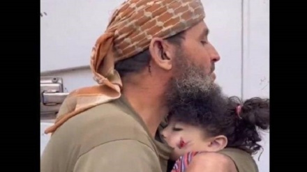 پدربزرگ مشهور فلسطینی به نوه شهیدش پیوست