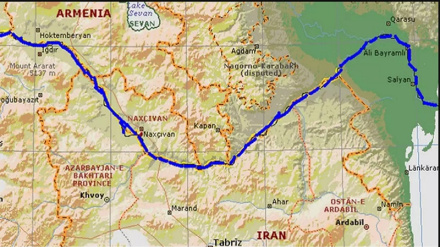  İran-Ermenistan sınırındaki 