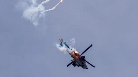 Luftëtarët e Hamasit shkatërruan një helikopter Apache të regjimit sionist