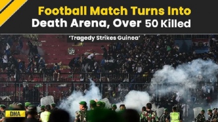 Watu karibu 100 wamepoteza maisha katika ghasia kubwa wakati wa mechi ya soka huko Guinea Conakry