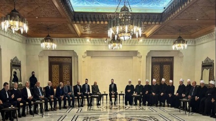 Delegacione të huaja takohen me Al-Xholanin në Pallatin e Popullit në Damask