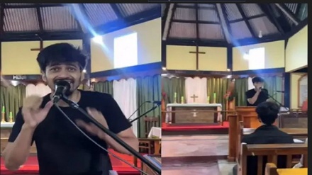 গির্জার মধ্যে ঢুকে জয় শ্রীরাম স্লোগান! ইনফ্লুয়েন্সারের কাণ্ডে তুমুল বিতর্ক মেঘালয়ে