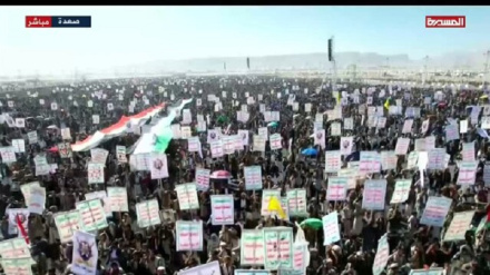 Yemen halkı Filistin, Lübnan ve Suriye halkına destek gösterileri düzenledi