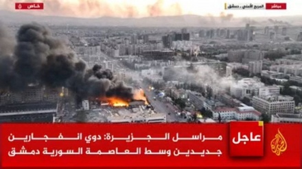 هواپیماهای صهیونیستی جنوب سوریه را بمباران کردند