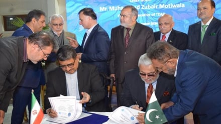 د ایران او پاکستان ترمنځ د سوداګریزو همکاریو د پراختیا موخه هوکړه لاسلیک شوه