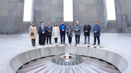 Իրանի Իսլամական խորհրդարանի Իրան-Հայաստան բարեկամական խմբի պատվիրակությունն այցելել է Ծիծեռնակաբերդի հուշահամալիր