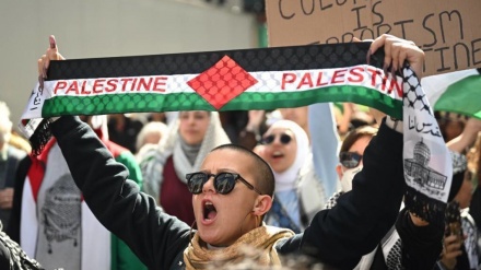 په نیویارک کې دغزې د جنګ مخالفانو لاریون وکړ