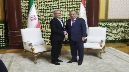 آغاز مذاکرات روسای جمهوری ایران و تاجیکستان