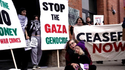 Nyu Yorkədə Ğəzzə canqi muxalifon etırozinə aksiya