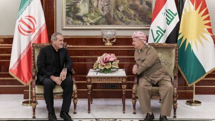 Iraqi Kurdistan Democratic Party Leader describes meeting with Iran's President as 