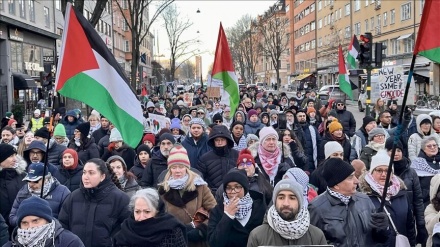 Demonstratë e përkrahësve të Palestinës në Suedi