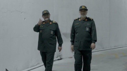 Իրանի Իսլամական հեղափոխության պահապանների կորպուսի ստորգետնյա բազայի բացման հանդիսությունը
