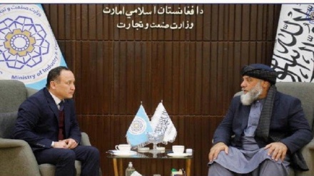 تاکید سرپرست وزارت صنعت طالبان بر همکاری‌های تجاری با قزاقستان 