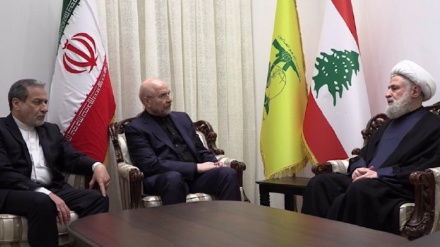 Kryetari i Parlamentit dhe ministri i jashtëm iranian takojnë shefin e Hezbollahut në Bejrut