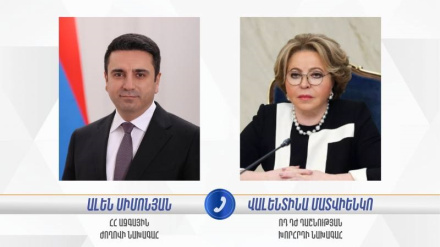 Ալեն Սիմոնյանը Վալենտինա Մատվիենկոյի հետ քննարկել է հայ-ռուսական հարաբերությունները