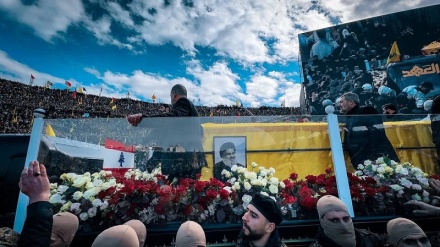 Participación multitudinaria en el funeral del mártir Nasralá pone punto final al presunto debilitamiento de Hezbolá