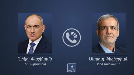 Վարչապետ Փաշինյանի հեռախոսազրույցը Իրանի նախագահ Փեզեշքիանի հետ