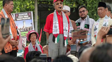 Katika maadhimisho ya Siku ya Quds Indonesia na Malaysia; Mahathir miongoni mwa waandamanaji