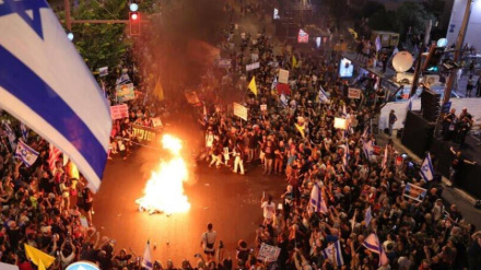 Tel Aviv'de Siyonistlerin geniş çaplı protestoları / Esir takasının derhal uygulanması talebi
