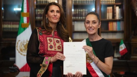 Rais wa Mexico ampokea rasmi balozi mpya wa Palestina