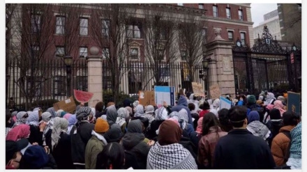 Studentët e Universitetit Colombia kritikojnë brutalitetin ndaj protestave pro-Palestineze