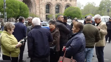 ՓՄ առեւտրականների ակցիան կառավարության դիմաց