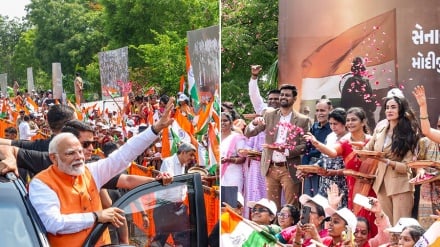 অপারেশন সিঁদুরের পর গুজরাটে প্রথম মোদির রোড শো