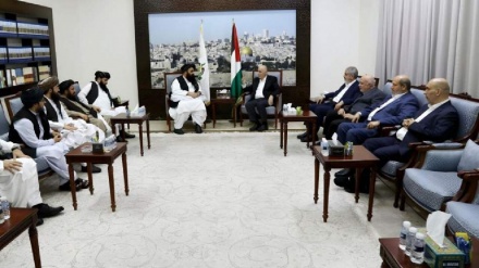 دیدار وزیر خارجه حکومت طالبان با مقامات حماس
