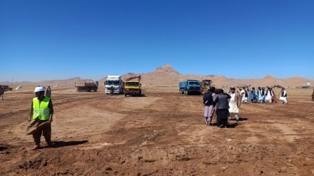 پیشرفت۵۰ درصد پایانه بین‌المللی مسافربری و باربری هرات 