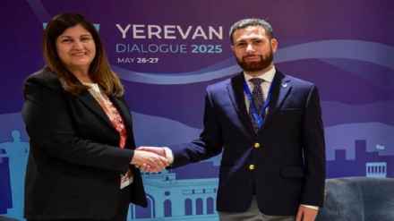 Վահան Կոստանյանի հանդիպումը Պաղեստինի պետության ԱԳ և արտագաղթյալների հարցերով պետնախարար Վարսեն Աղաբեկյանի հետ