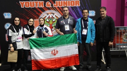 Les médailles d'argent et de bronze en haltérophilie pour la dame iranienne