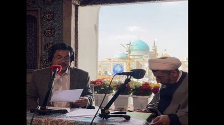 پشت صحنه برنامه زنده «پر پرواز» از حرم مطهر رضوی