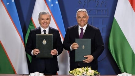 Ўзбекистон президенти ва Венгрия бош вазири  ҳамкорликка оид ҳужжат имзолашди