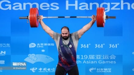 מרים משקולות איראני הפך לאיש החזק ביותר באסיה