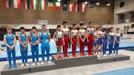 ورزش ایران | طلای فوتبال پایه آسیا و قهرمانی تیم ژیمناستیک هنری نوجوانان ایران دراسلوونی + تصاویر