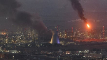 תחנת הכוח של קבוצת בזן בחיפה הותקפה על ידי הטילים האיראניים