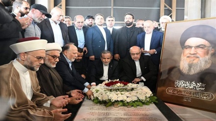 عراقچی در جوار مزار شهید نصرالله: پیروزی بر رژیم صهیونیستی قطعی است