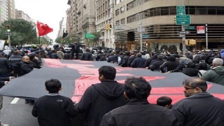 نام زیبای حسین(ع) در قلب آمریکا طنین‌انداز شد