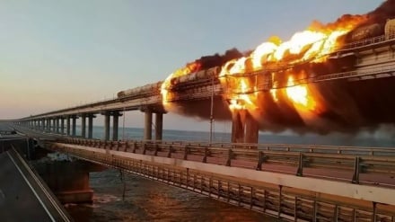 Ukraine attacks Crimean Bridge with 1100 kg of explosives
