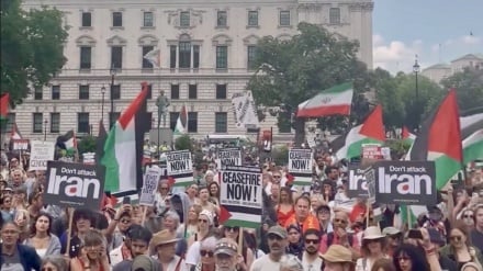 طنین‌انداز شدن فریاد «اسرائیل تروریست است» در لندن / معترضان تجاوز به ایران را محکوم کردند