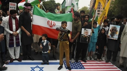 راهپیمایی مردم لاهور پاکستان در حمایت از ایران 