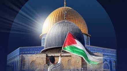 Issata la bandiera palestinese davanti alla Casa Bianca