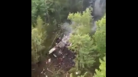 همه سرنشینان هواپیمای مسافربری سقوط کرده روسیه جان باختند