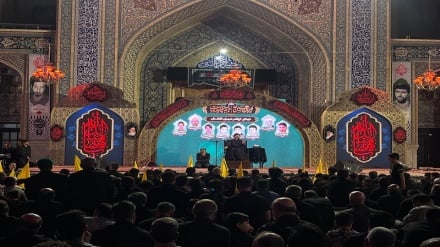 عزاداری افغانستانی ها در صحن قدس حرم مطهر رضوی 