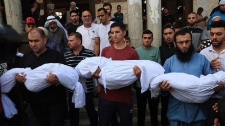 د صیهونیسټ رژیم  جنګي الوتکو لس فلسطیني ماشومان شهیدان کړل  