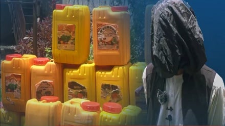 فروشنده آب به جای روغن از سوی پلیس ننگرهار بازداشت شد 