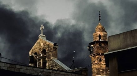 Israeli regime attacks church in Gaza