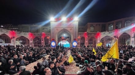 مراسم عزاداری افغانستانی ها در حرم مطهر رضوی 
