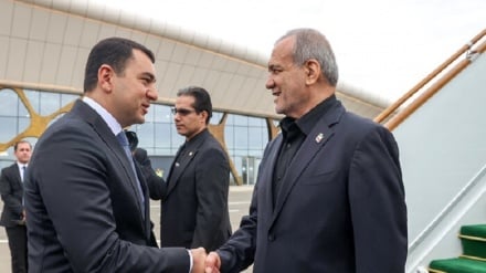 Iran's president arrives in Azerbaijan