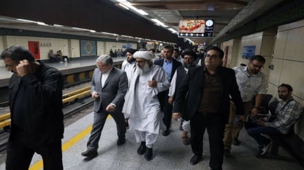 بازدید طالبان از متروی مشهد 